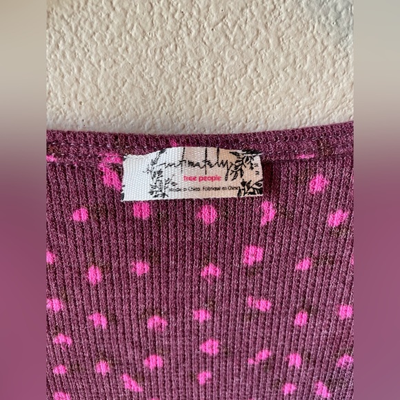 FREE PEOPLE HOME ALONE LONG JOHN PAJAMA - Picture 4 of 8